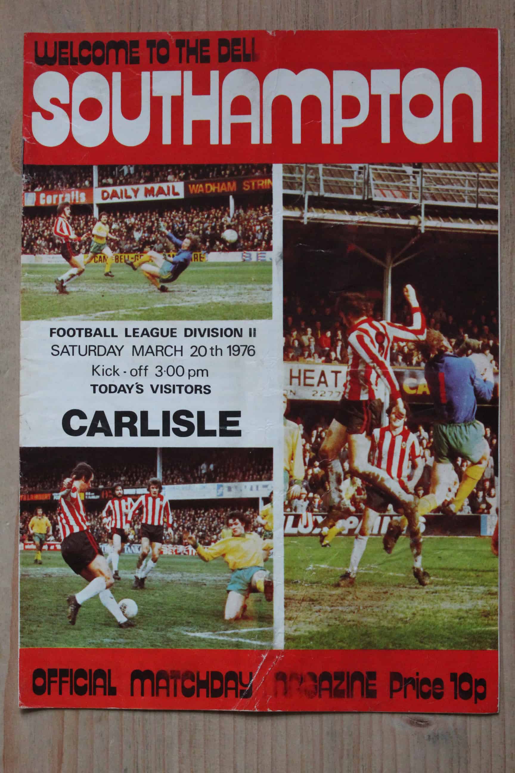 Southampton FC v Carlisle United FC